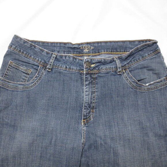 RIDERS by LEE womens JEANS blue EMBROIDERED western DENIM SIZE 38X28 - Picture 4 of 9